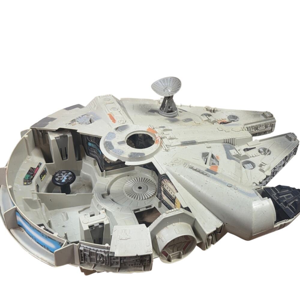 Vintage 1995 Tonka Star Wars Millennium Falcon Incomplete for Parts read